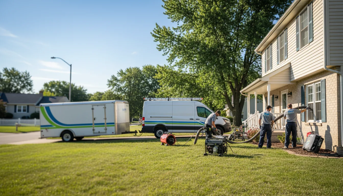 Flooded Basement Restoration And Cleanup With Repair in Eastlake, OH near me